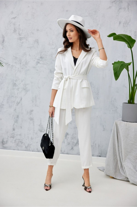 Pantaloni talie înaltă eleganți damă [4]