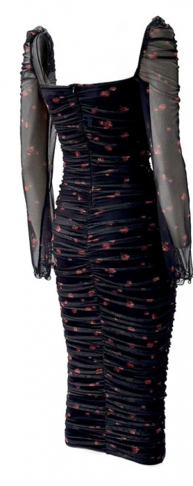 Rochie black floral Reina Limited Edition [4]