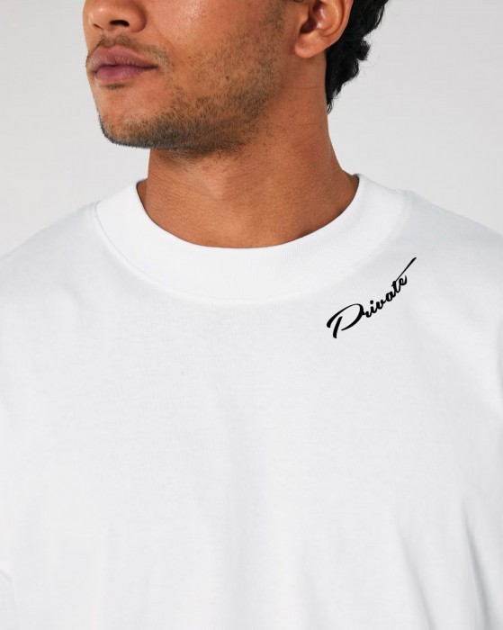 Tricou Private White unisex [1]