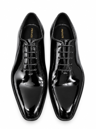 Pantofi Oxford Black Leather [1]