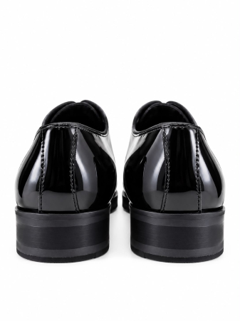 Pantofi Oxford Black Leather [2]