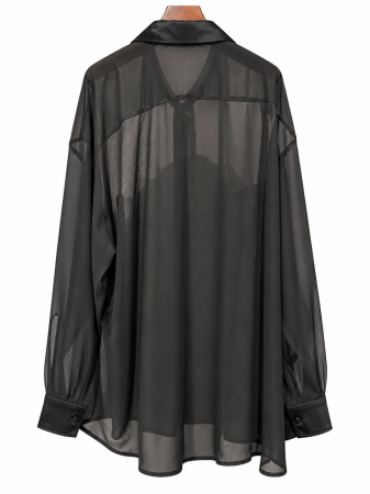 Camasa Private transparent Black [1]