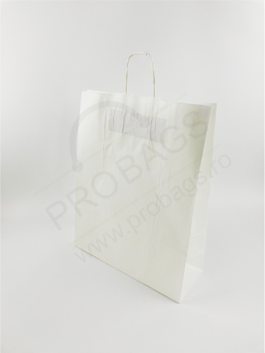 Punga de hartie Kraft MARE 54 x 14 x 49cm cu maner tip sfoara [4]
