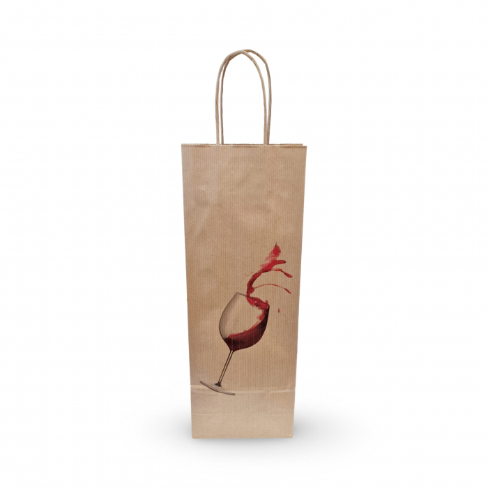 Punga Sticla/ Bauturi 14 x 8 x 39cm NATUR [6]