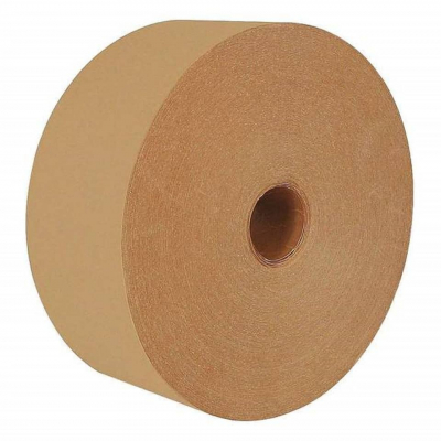 Banda Hartie Kraft Umectibila Biodegradabila - Banda adeziva umectibila din hartie Kraft, plana, 200ml x 70mm