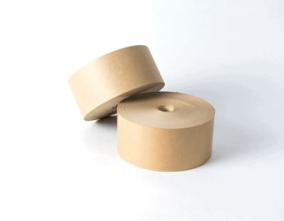 Banda adeziva umectibila din hartie Kraft, plana, 200ml x 70mm [1]