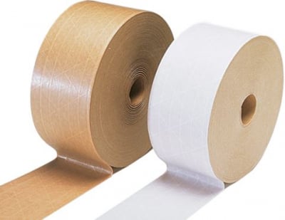 Banda adeziva umectibila din hartie Kraft, ranforsata, 150ml x 60mm [1]