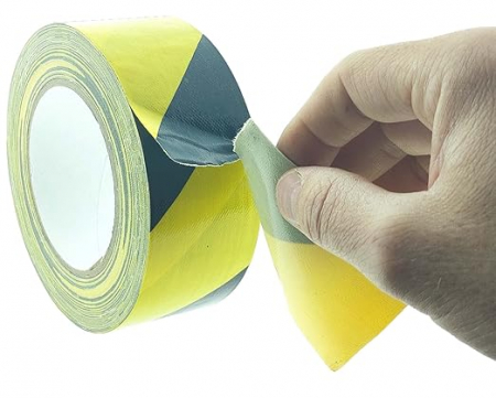 Solutii Ambalare - Banda Marcare/ Avertizare Suport Textil 25ml x 50mm