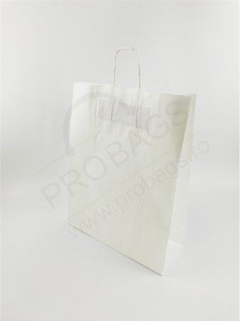 Punga de hartie Kraft MARE 54 x 14 x 49cm cu maner tip sfoara [3]