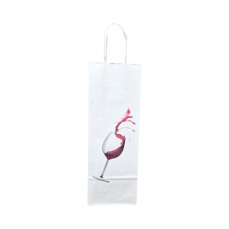Punga Sticla/ Bauturi 14 x 8 x 39cm Alba [6]