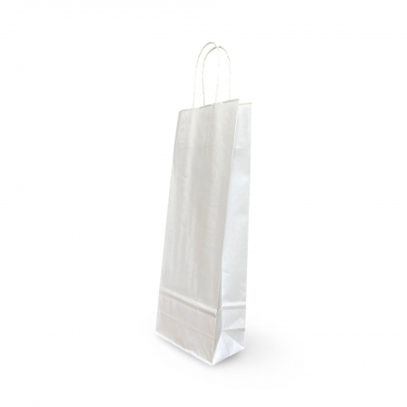 Punga Sticla/ Bauturi 14 x 8 x 39cm Alba [2]