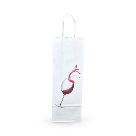Punga Sticla/ Bauturi 14 x 8 x 39cm Alba [5]