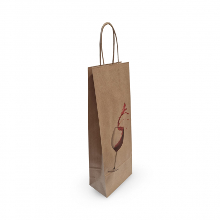 Punga Sticla/ Bauturi 14 x 8 x 39cm NATUR [6]