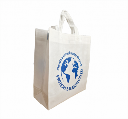 Simpla cu Maner Aplicat - Sacosa 48/15/40cm Personalizata FLEXO