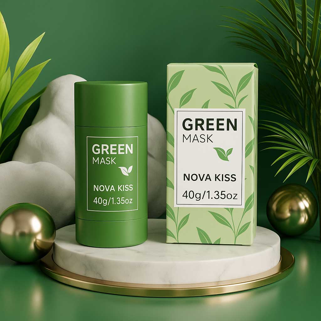 MASCĂ CU CEAI VERDE ȘI ARGILĂ