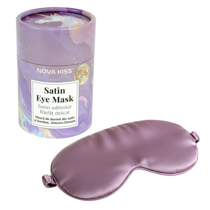 Masca de Dormit din Satin si Bumbac, Unicorn Dreams NOVA KISS®-big