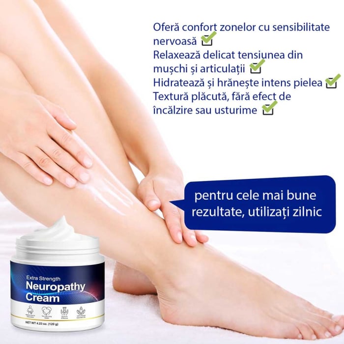Crema Extra Puternica pentru Calmarea Disconfortului Nervos, Muscular si Articular, 120 g-big