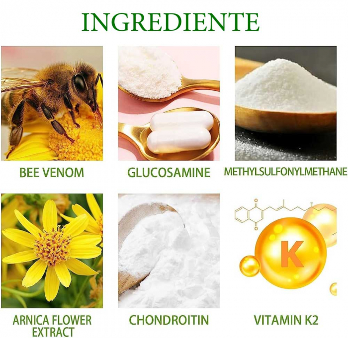 Crema Ultra Eficienta pentru Articulatii cu Venin de Albine si Glucozamina, 100 g -big