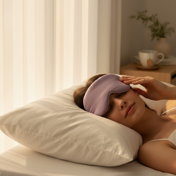 Masca de Dormit din Satin si Bumbac, Unicorn Dreams NOVA KISS®-big