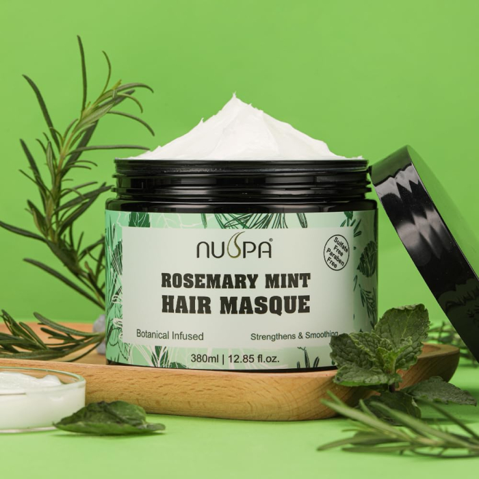 Masca Hidratanta cu Rozmarin si Menta pentru Par Deteriorat, 380 ml-big