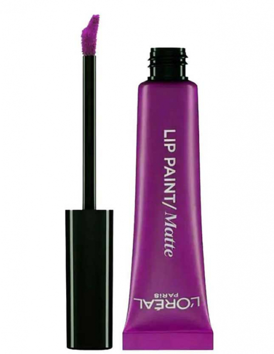 Ruj Lichid L Oreal Paris Infallible Lip Paint Matte 207 Wuthering Purple, 8 Ml