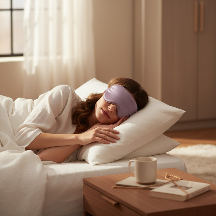 Masca de Dormit din Satin si Bumbac, Unicorn Dreams NOVA KISS®-big