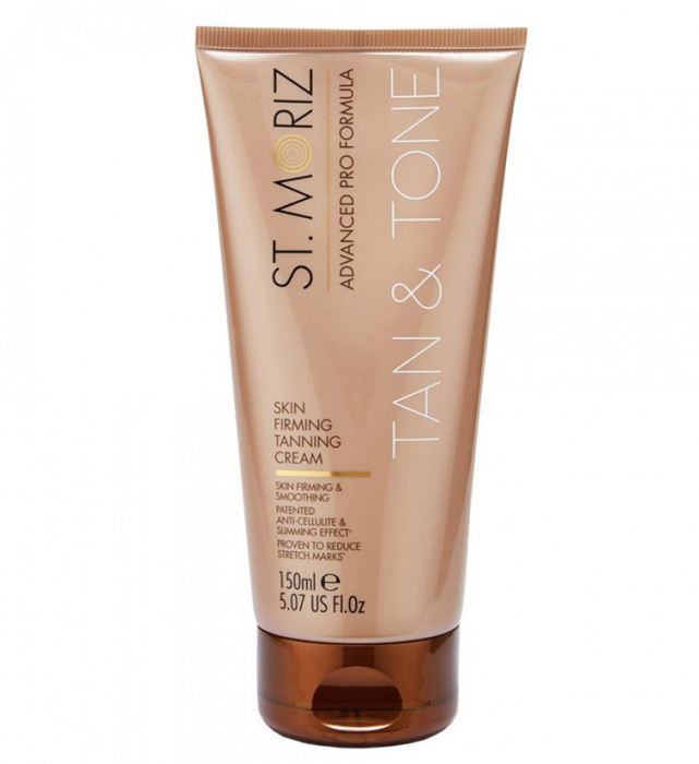 Crema Autobronzanta Profesionala Anticelulitica Impotriva Vergeturilor St Moriz Advanced Pro Formula Tan Tone Skin Firming, 150 Ml