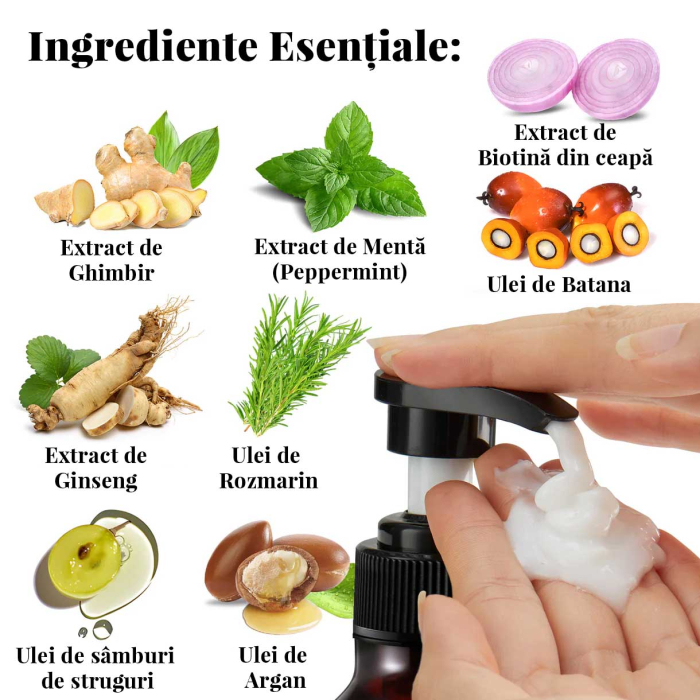 Balsam de Par cu Ulei de Batana pentru Cresterea si Regenerarea Parului NOVA KISS®, Premium, 300 ml-big