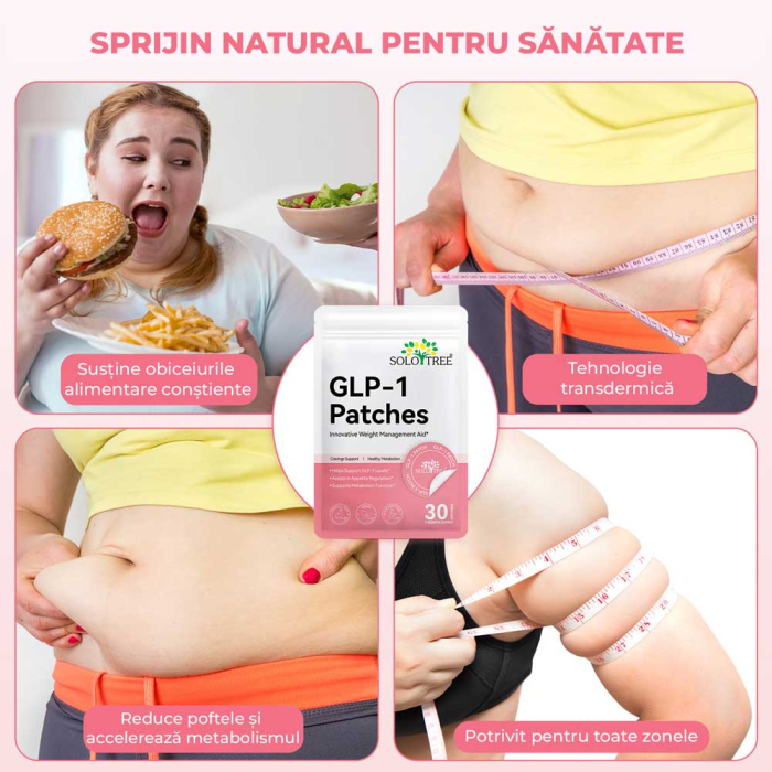 Plasturi de Slabit GLP-1 pentru Controlul Poftelor, Reducerea Foamei si Apetit Redus, 30 buc-big