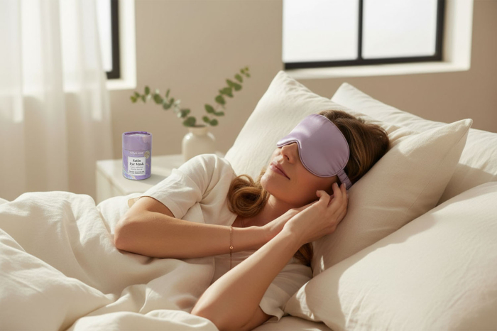 Masca de Dormit din Satin si Bumbac, Unicorn Dreams NOVA KISS®-big