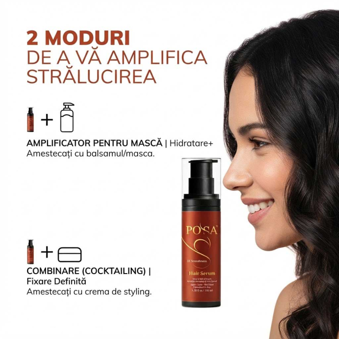 Ser de Par Profesional cu Ulei de Argan si Rozmarin pentru Stralucire si Protectie Termica, 100 ml -big