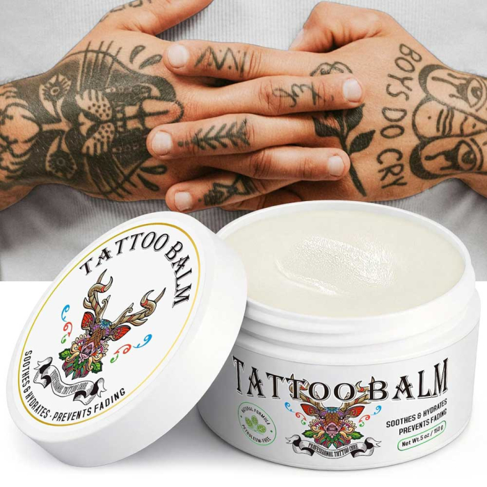 Balsam pentru Ingrijirea Tatuajelor Noi si Vechi | Intensificare Culori si Hidratare, 150g-big