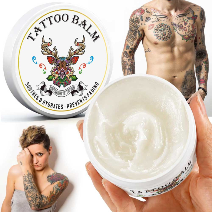 Balsam pentru Ingrijirea Tatuajelor Noi si Vechi | Intensificare Culori si Hidratare, 150g-big