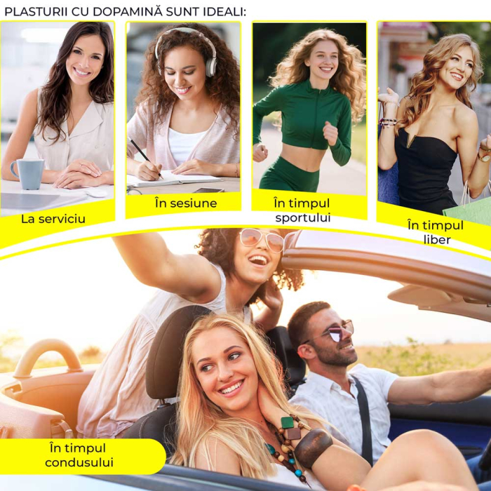 Plasturi Dopamina - Echilibru Emotional, Concentrare si Stare de Bine, 30 buc-big