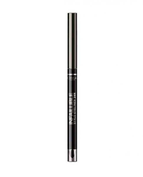 Creion de ochi rezistent la transfer l oreal infallible stylo eyeliner 24 hr - 312 flawless grey