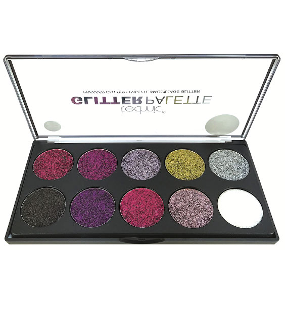 Paleta Technic Glitter Palette, Uniform Unicorn!, 10 x 2.5g-big