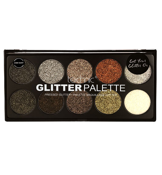 Paleta Technic Glitter Palette, Star Dust, 10 x 2.5g