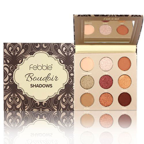 Paleta farduri Febble Boudoir Shadows Palette 9 Colors, 02