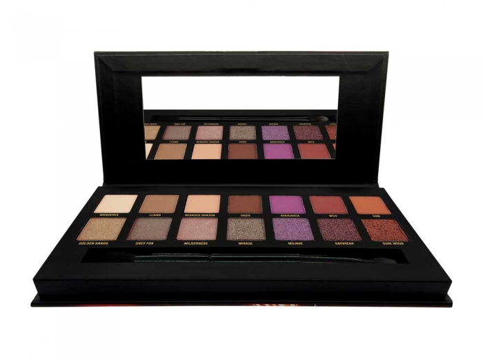 Paleta farduri W7 Dusk Till Dawn Eye Colour Palette, Ultra Violet Neutrals, 14 culori, 9.6g-big