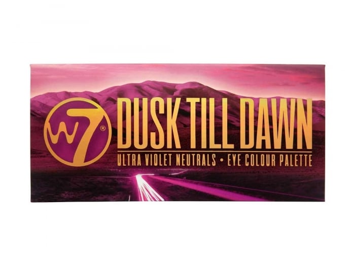 Paleta farduri W7 Dusk Till Dawn Eye Colour Palette, Ultra Violet Neutrals, 14 culori, 9.6g-big
