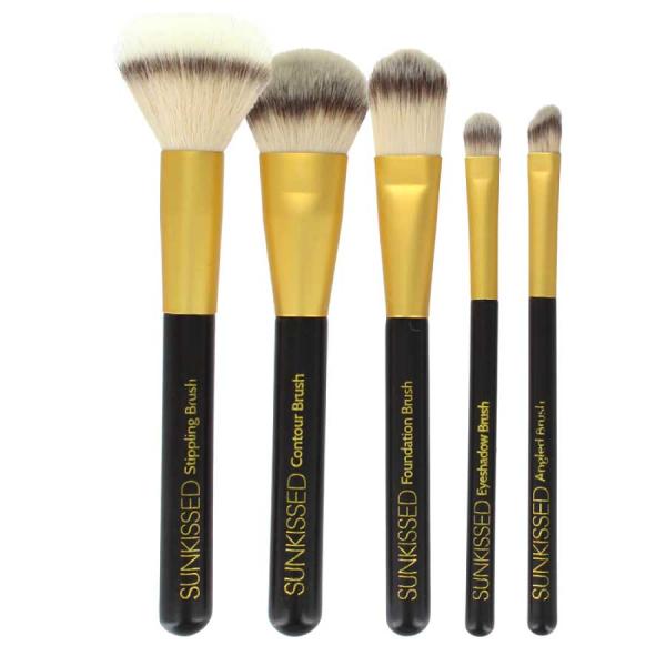 Set 5 Pensule pentru Conturare si Blending SUNKissed The Perfect Contour 5pc Make-Up Brush Set