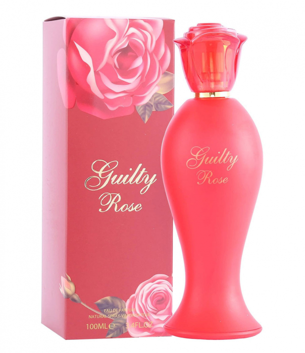Apa de parfum guilty rose red fine perfumery eau de parfum, ladies edp, 100 ml
