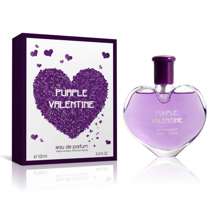Apa de Parfum Purple Valentine Fine Perfumery Eau De Parfum, Ladies EDP, 100 ml-big