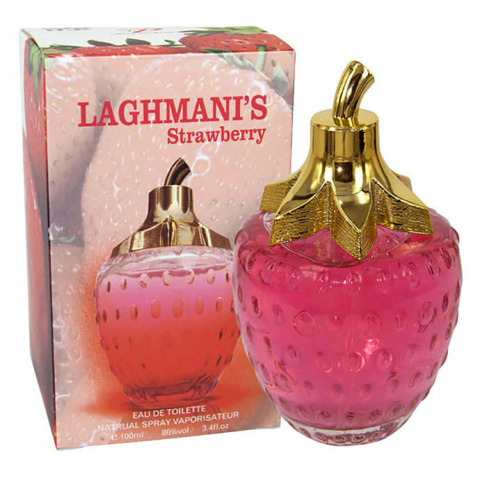 Apa de Parfum Laghmani s Strawberry Fine Perfumery Eau De Parfum, Ladies EDP, 85 ml