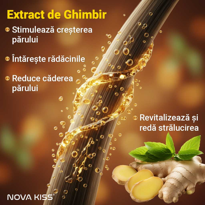 Balsam BioActiv pentru Par cu Ghimbir si Plante Medicinale NOVA KISS®, 300 ml-big