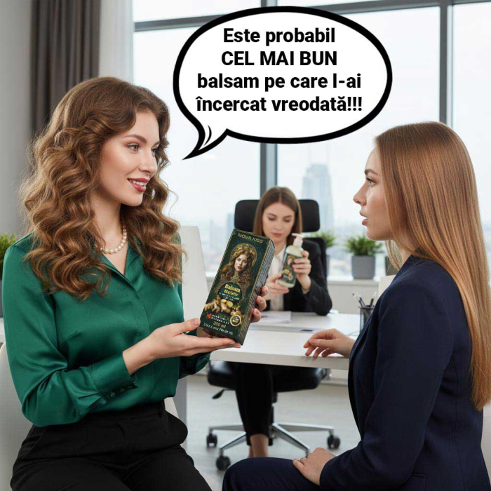 Balsam BioActiv pentru Par cu Ghimbir si Plante Medicinale NOVA KISS®, 300 ml-big