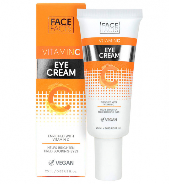 Crema pentru ochi obositi cu Vitamina C, FACE FACTS, 25 ml-big