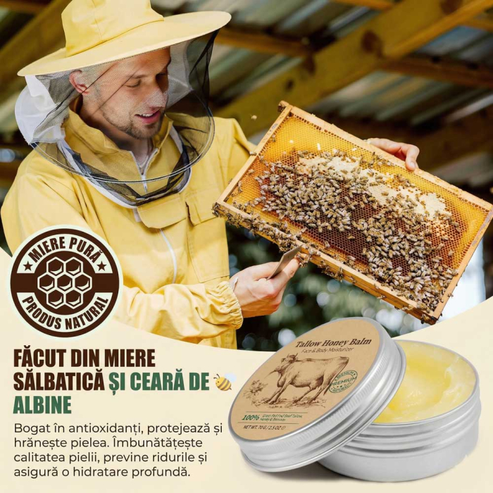 Balsam din Seu de Vita, Miere si Ceara de Albine pentru Hidratare si Reparare, 70 g-big
