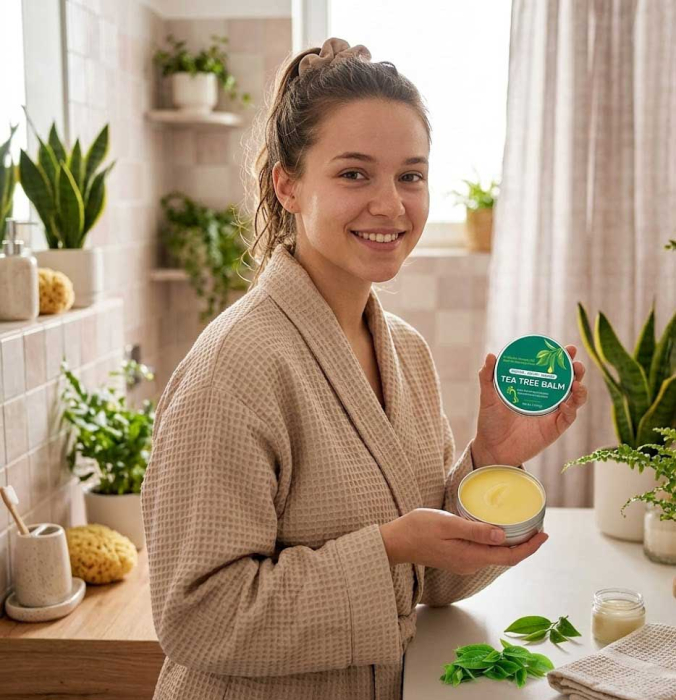Balsam pentru Corp cu Arbore de Ceai, Eucalipt, Aloe Vera si Rozmarin, 60 g-big