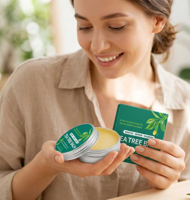Balsam pentru Corp cu Arbore de Ceai, Eucalipt, Aloe Vera si Rozmarin, 60 g-big